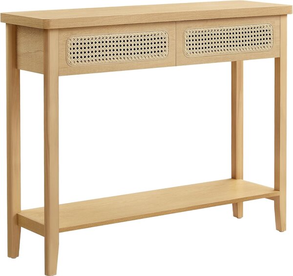 SONGMICS Konzolový stolík Vasagle Bench dub prírodný