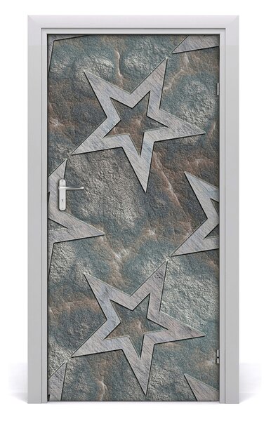 Samolepiace fototapety na dvere kamenné hviezdy 95x205 cm