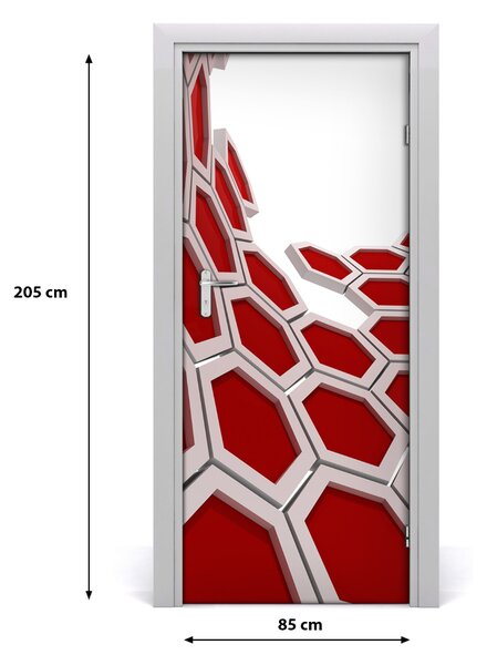 Samolepiace fototapety na dvere abstrakcie 3D 85x205 cm