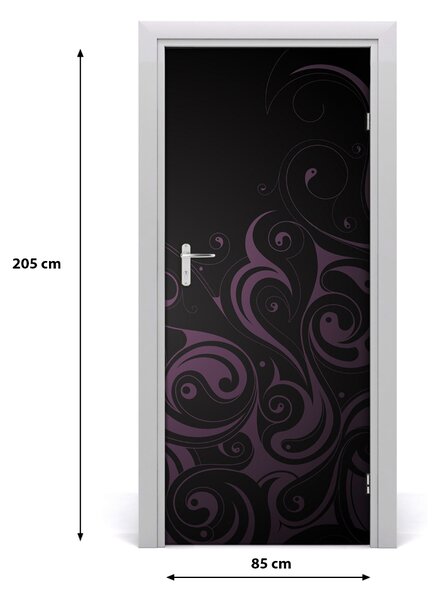 Samolepiace fototapety na dvere ornamenty 85x205 cm