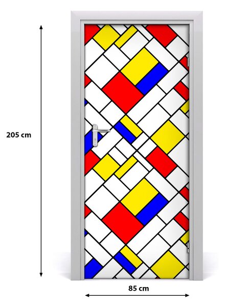 Samolepiace fototapety na dvere abstrakcie 85x205 cm