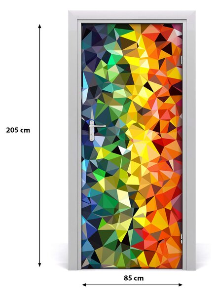 Samolepiace fototapety na dvere Geometrickké 85x205 cm
