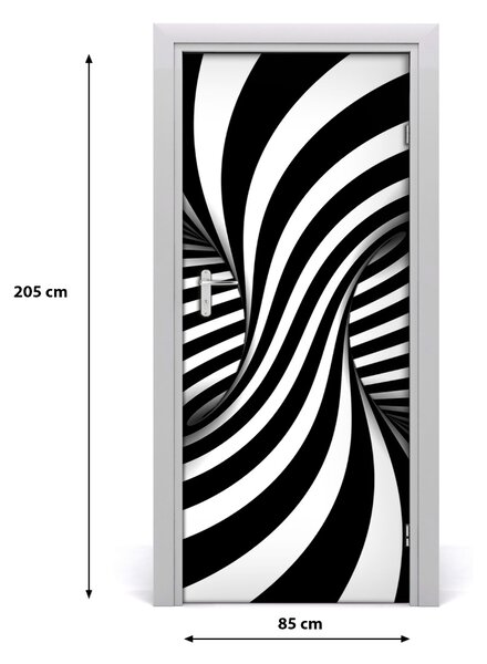 Samolepiace fototapety na dvere abstrakcie vír 85x205 cm