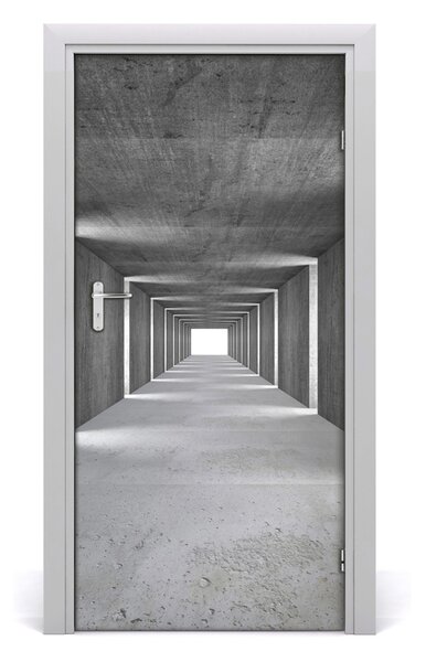 Samolepiace fototapety na dvere betónový tunel 95x205 cm