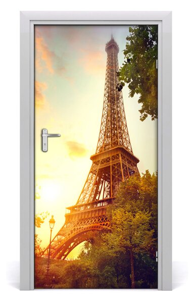 Fototapeta samolepiace na dvere Eiffelova veža 95x205 cm