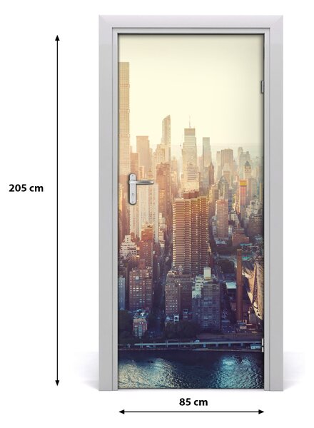 Fototapeta samolepiace dvere nový York 85x205 cm