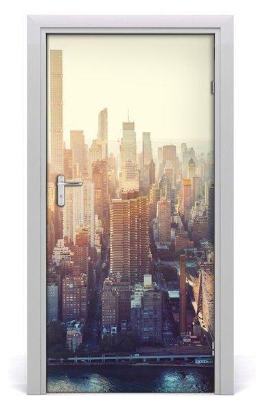 Fototapeta samolepiace dvere nový York 95x205 cm