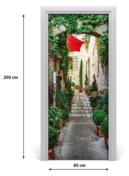 Fototapeta samolepiace na dvere Francúzsko uličky 85x205 cm