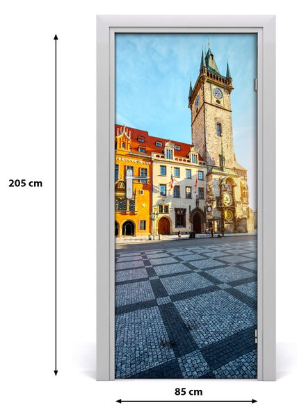 Fototapeta samolepiace na dvere Praha 85x205 cm