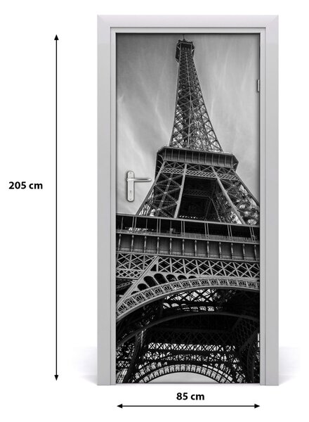 Fototapeta samolepiace na dvere Eiffelova veža 85x205 cm