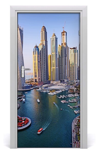 Fototapeta samolepiace na dvere Dubaj záliv 95x205 cm