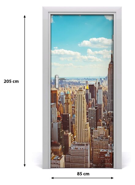Fototapeta samolepiace dvere New York 85x205 cm