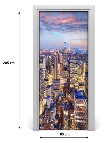 Fototapeta samolepiace na dvere New York 85x205 cm