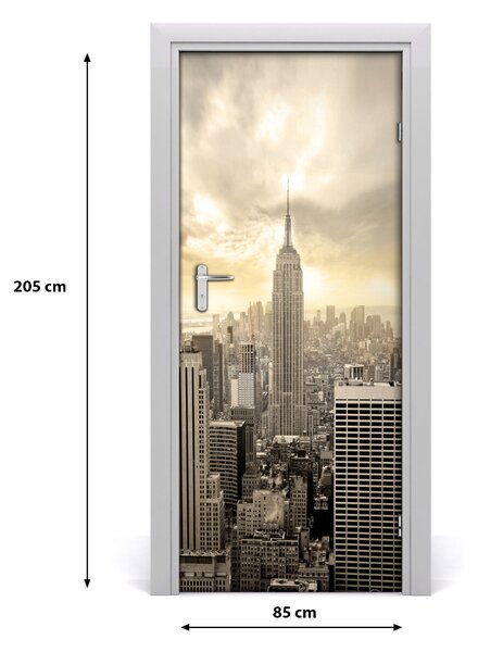 Fototapeta samolepiace dvere Manhattan New York 85x205 cm