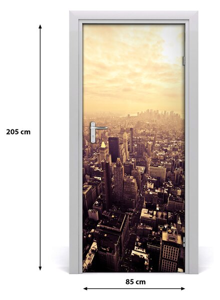 Fototapeta samolepiace dvere Manhattan New York 85x205 cm