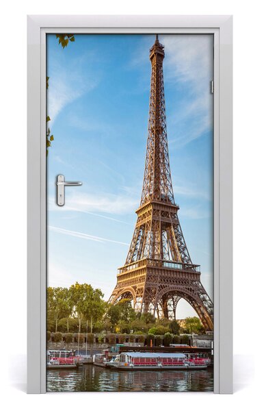 Fototapeta samolepiace na dvere Eiffelova veža 95x205 cm