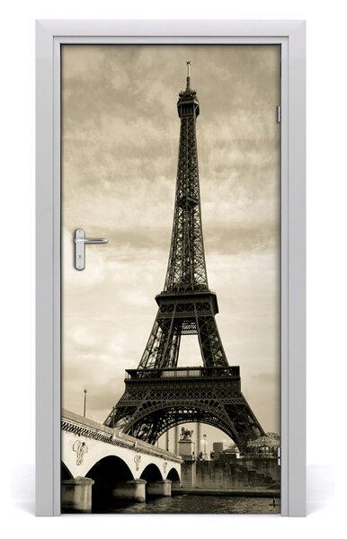 Fototapeta samolepiace na dvere Eiffelova veža 95x205 cm