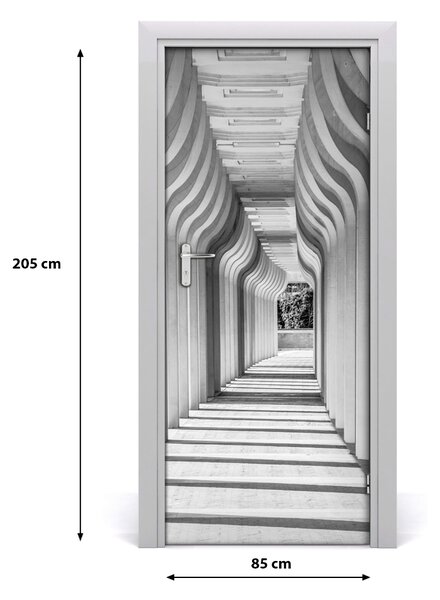 Fototapeta samolepiace na dvere chodba 85x205 cm