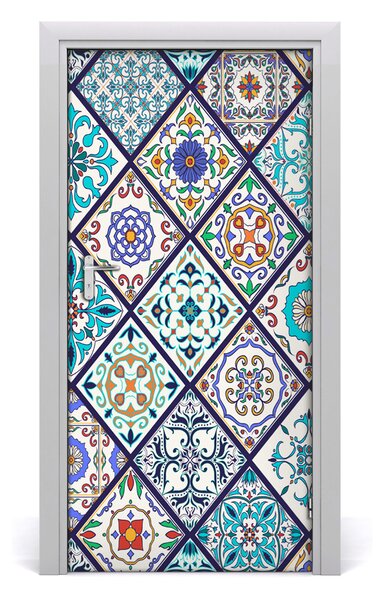 Fototapeta na dvere keramické kachličky 95x205 cm