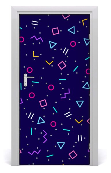 Fototapeta na dvere geometrické pozadie 95x205 cm