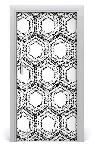 Fototapeta na dvere geometrické pozadie 95x205 cm