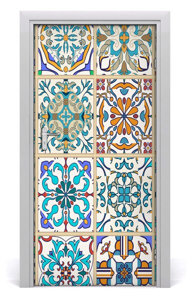 Fototapeta na dvere keramické kachličky 95x205 cm