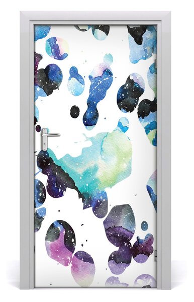 Fototapeta na dvere farebný vesmír 95x205 cm
