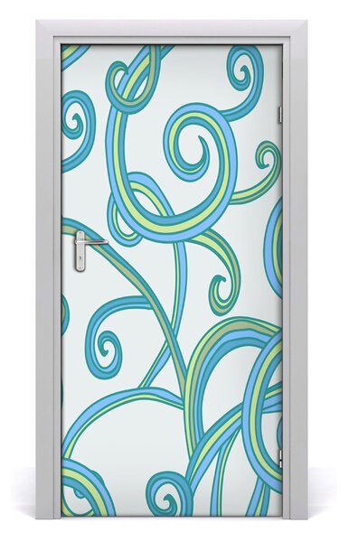 Fototapeta na dvere abstraktné špirála 95x205 cm