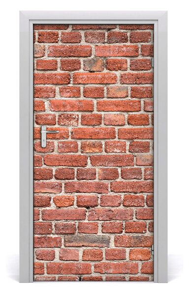Fototapeta na dvere tehlová stena 95x205 cm