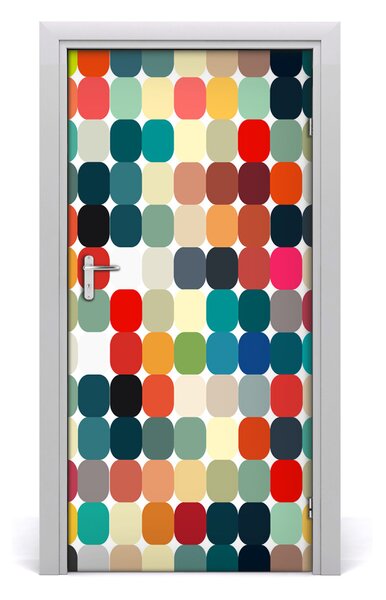 Fototapeta na dvere geometrické pozadie 95x205 cm