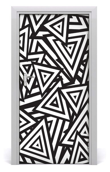 Fototapeta na dvere trojuholníky pozadia 95x205 cm