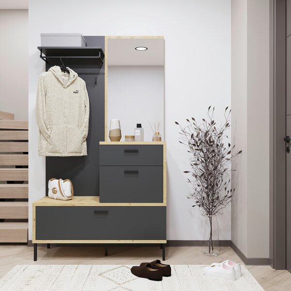 PREDSIEŇOVÝ NÁBYTOK, 113/197/40 cm Carryhome - Online Only drobný nábytok, Online Only