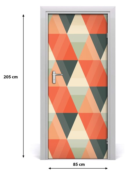 Fototapeta na dvere geometrické pozadie 85x205 cm