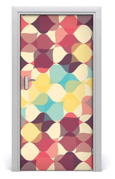 Fototapeta na dvere geometrické pozadie 95x205 cm