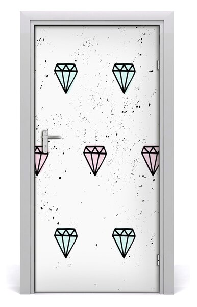 Fototapeta na dvere diamanty 95x205 cm