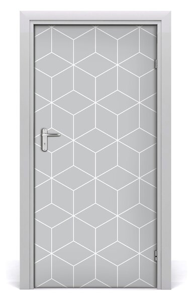 Fototapeta na dvere geometrické pozadie 95x205 cm