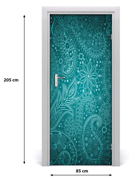 Fototapeta na dvere ornamenty 85x205 cm