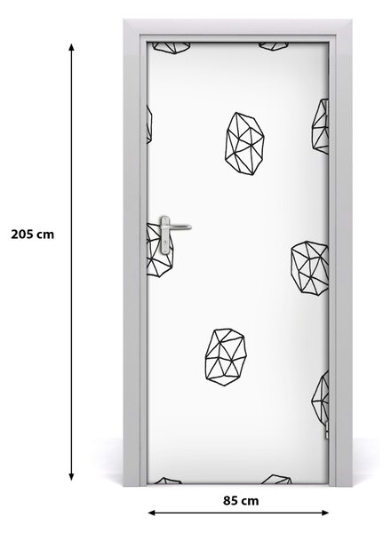 Fototapeta na dvere abstraktné vzor 85x205 cm