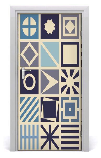 Fototapeta na dvere geometrické pozadie 95x205 cm