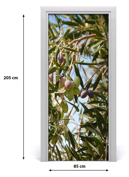 Fototapeta samolepiace Olivy na strome 85x205 cm