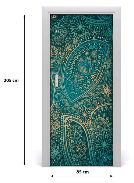 Fototapeta na dvere ornamenty 85x205 cm