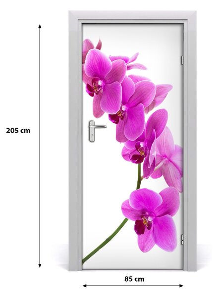 Fototapeta samolepiace ružová orchidea 85x205 cm