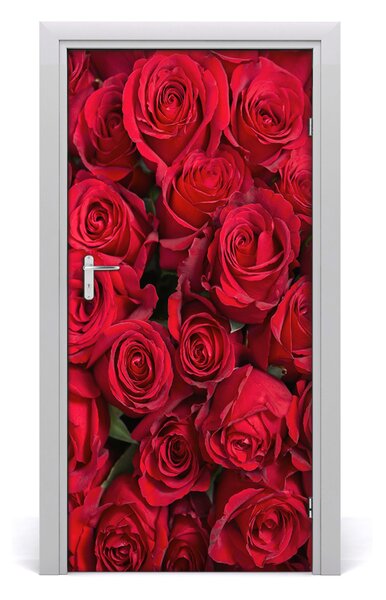 Fototapeta samolepiace červená ruža 95x205 cm