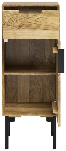 SPODNÁ SKRINKA, prírodná farba, prírodná farba, 41/101/42 cm Livetastic - Kúpeľňové skrinky, Online Only