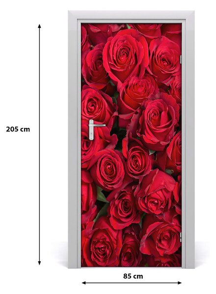 Fototapeta samolepiace červená ruža 85x205 cm
