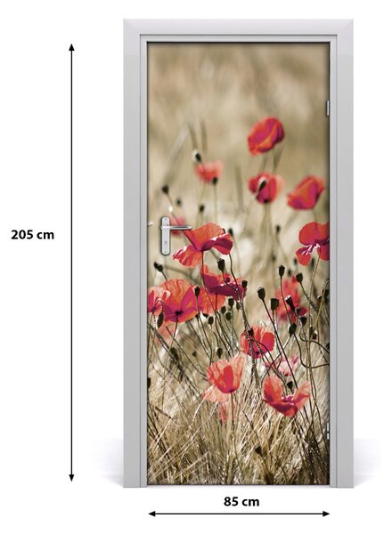 Fototapeta samolepiace Plolní kvety 85x205 cm