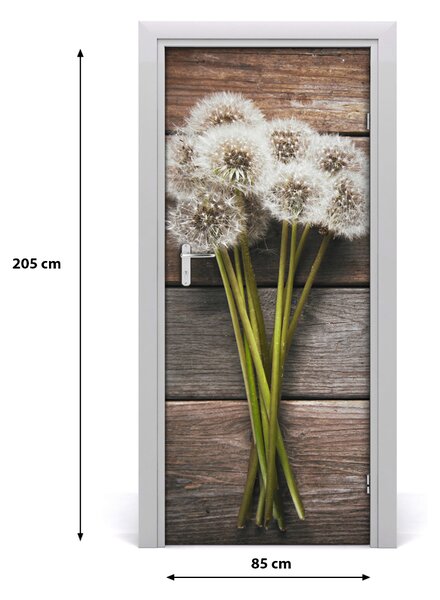 Fototapeta samolepiace Kytica púpav 85x205 cm
