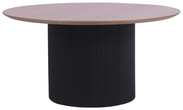 KONFERENČNÝ STOLÍK, čierna, farba duba, drevo, kompozitné drevo, 80/80/40 cm Stylife - Stolíky do obývačky, Online Only