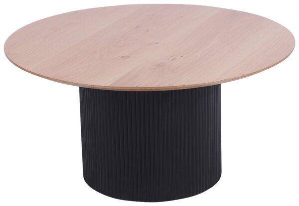 KONFERENČNÝ STOLÍK, čierna, farba duba, drevo, kompozitné drevo, 80/80/40 cm Stylife - Stolíky do obývačky, Online Only