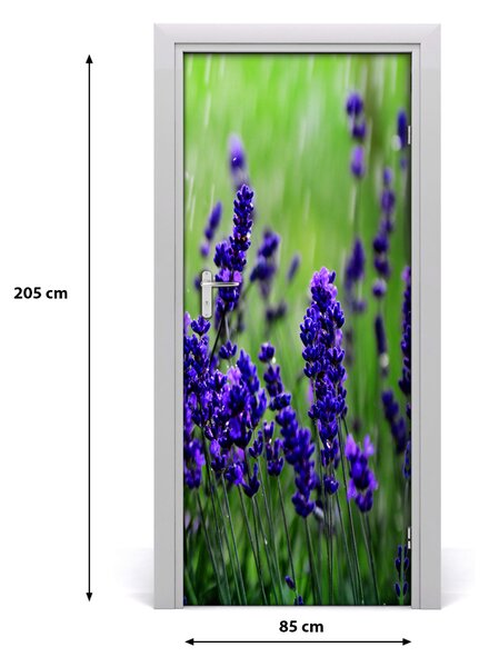Fototapeta samolepiace pole levanduľa 85x205 cm